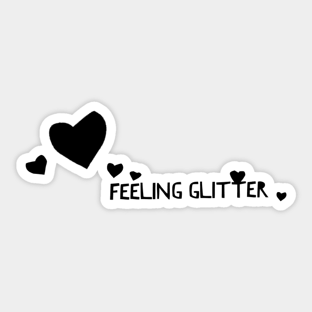 Feeling Glitter Sticker by gillys